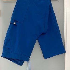 Figs Yola Petite Royal Blue scrub pants